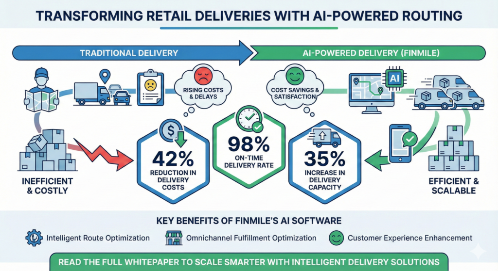 Transforming Retail Deliveries: How AI-Powered Routing and Delivery Software Delivers Unmatched Efficiency, Cost Savings, and Customer Satisfaction